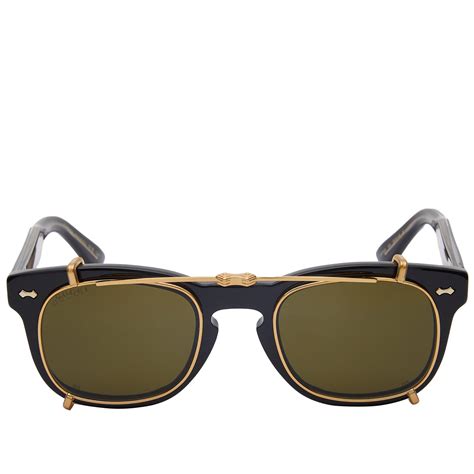 gucci clip on sunglasses